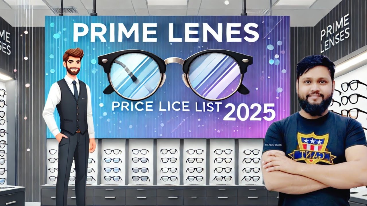 Prime Lens Price List 2025 | Prime progressive lenses price list 2025