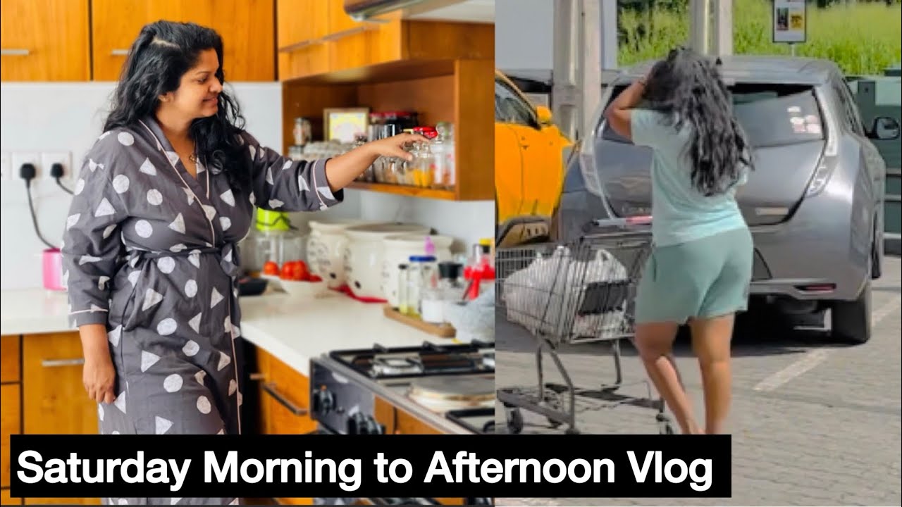 Saturday Morning to Afternoon | Shopping | ගිය අවුරැද්දේ සෙනසුරාදා දවසක් | Breakfast & Lunch