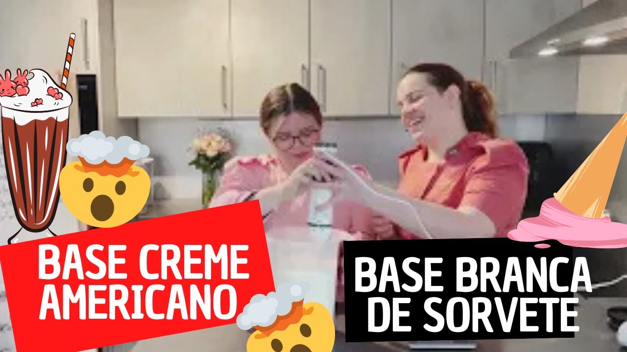 Receita Base branca para Sorvete - Receita base 