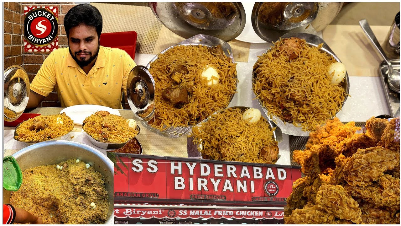 SS Hyderabad Biryani now in Coimbatore - Best Bucket Biryani - Chennai's Biryani - Fried chicken-HFC
