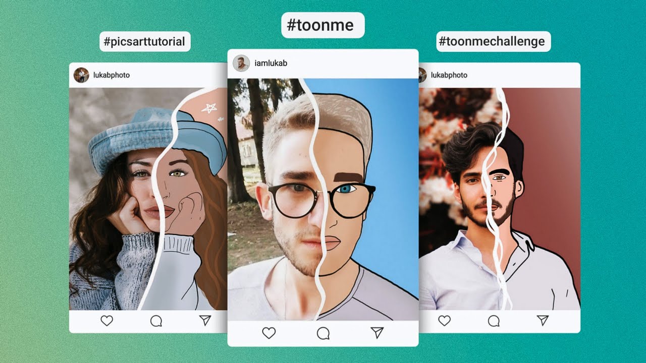 ToonMe Challenge PicsArt Tutorial - PicsArt Cartoon Tutorial