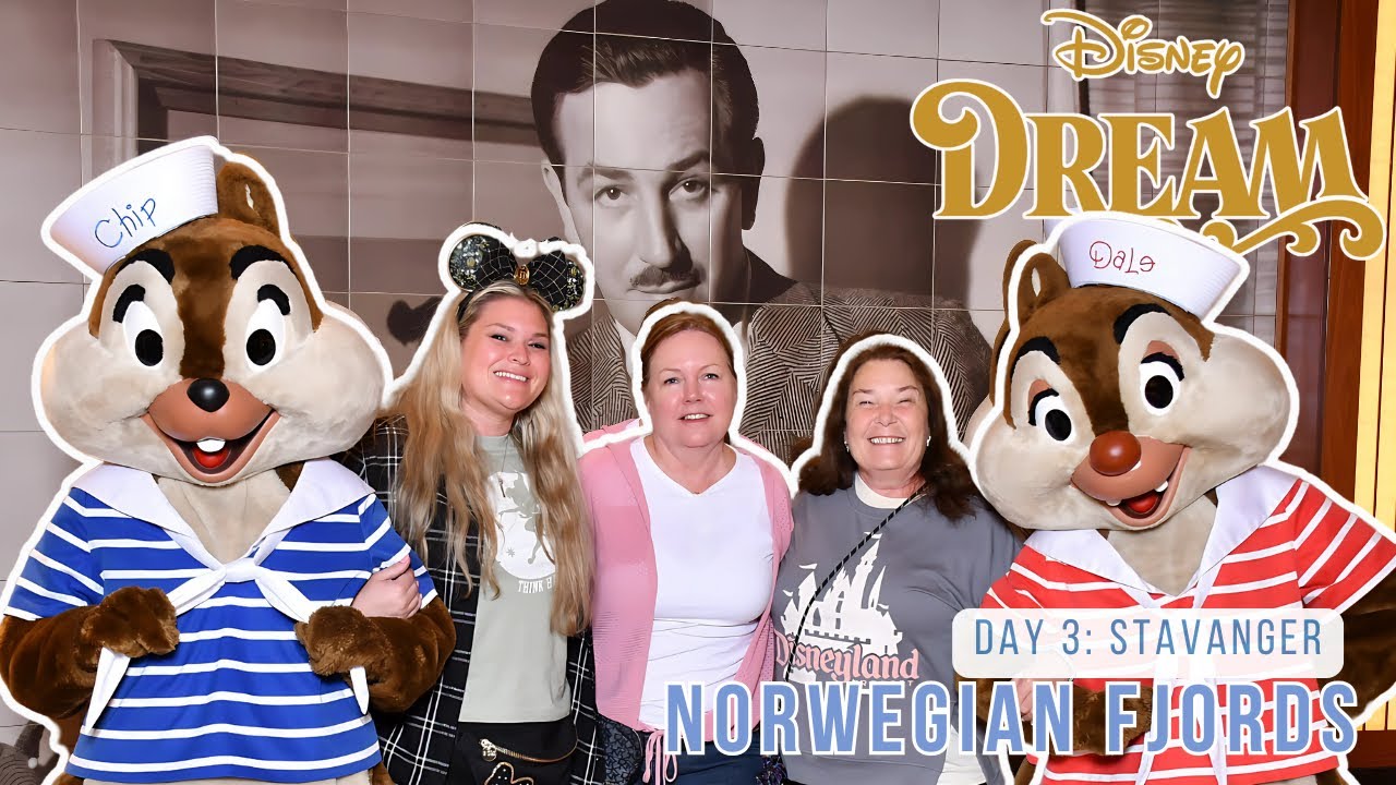Видеоблог о круизе на лайнере Disney Dream, день 3 ✨ Исследование Ставангера, Норвегия | Старый г...