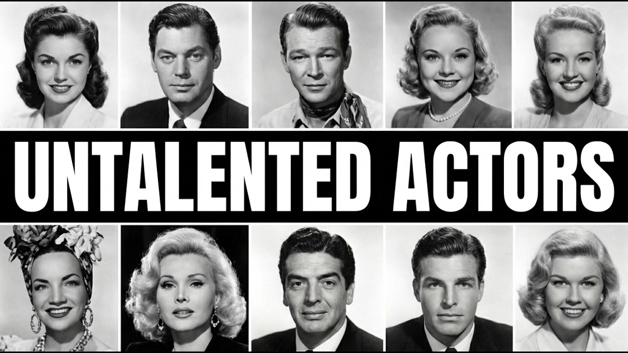 10 Golden Age Stars Who Got Famous Without ANY Acting Talent