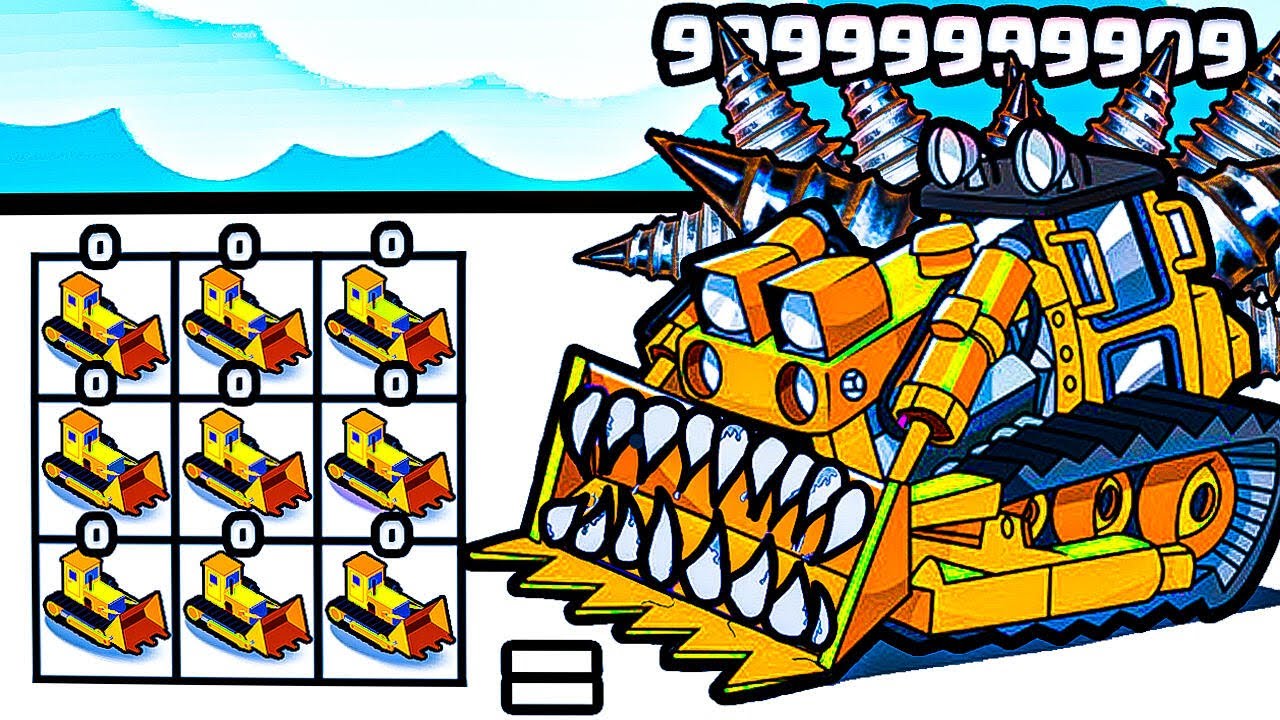 Can I merge a MONSTER BULLDOZER?