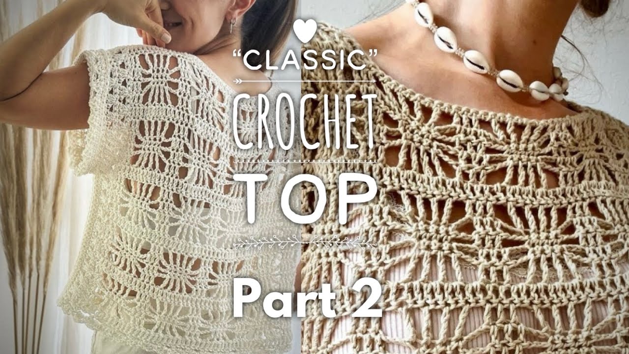 KNIT IN ONE DAY 🔥 THIS SUMMER'S HIT: STYLISH CROCHET TOP! SUPER EASY ELEGANT CROCHET TOP