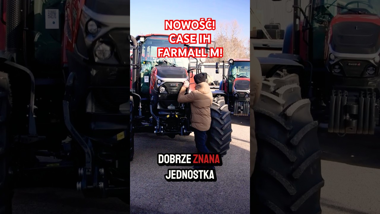 NOWA SERIA 🚜 OD CASE IH! 🚜🔥 FARMALL 120M! #caseih #traktor #rolnictwo #ciągnik #rolnik