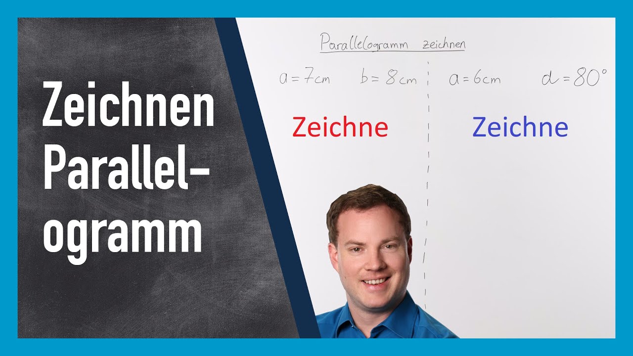 Parallelogramm zeichnen bzw. konstruieren (Beispiele)