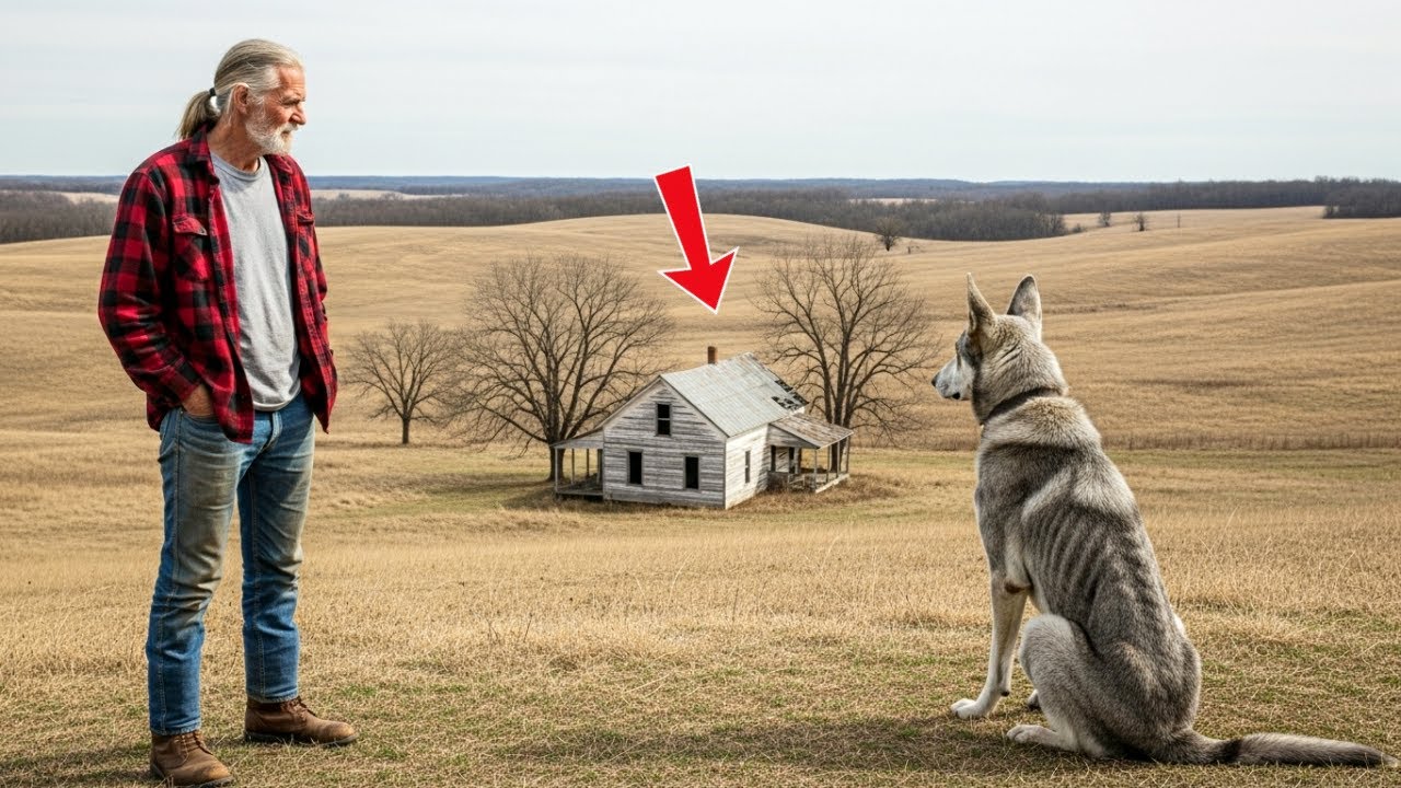 Stray Dog Staring at the Abandoned House Every Day — What Old Veteran Found Inside Left Him in Tears