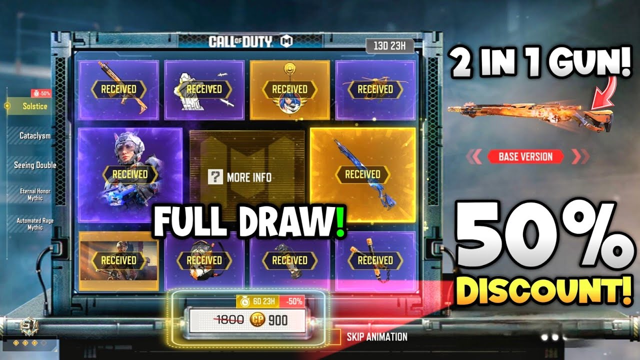 Buying SPR 208 - Dual Persona most Unique Legendary in CODM | SOLSTICE Draw Cod Mobile