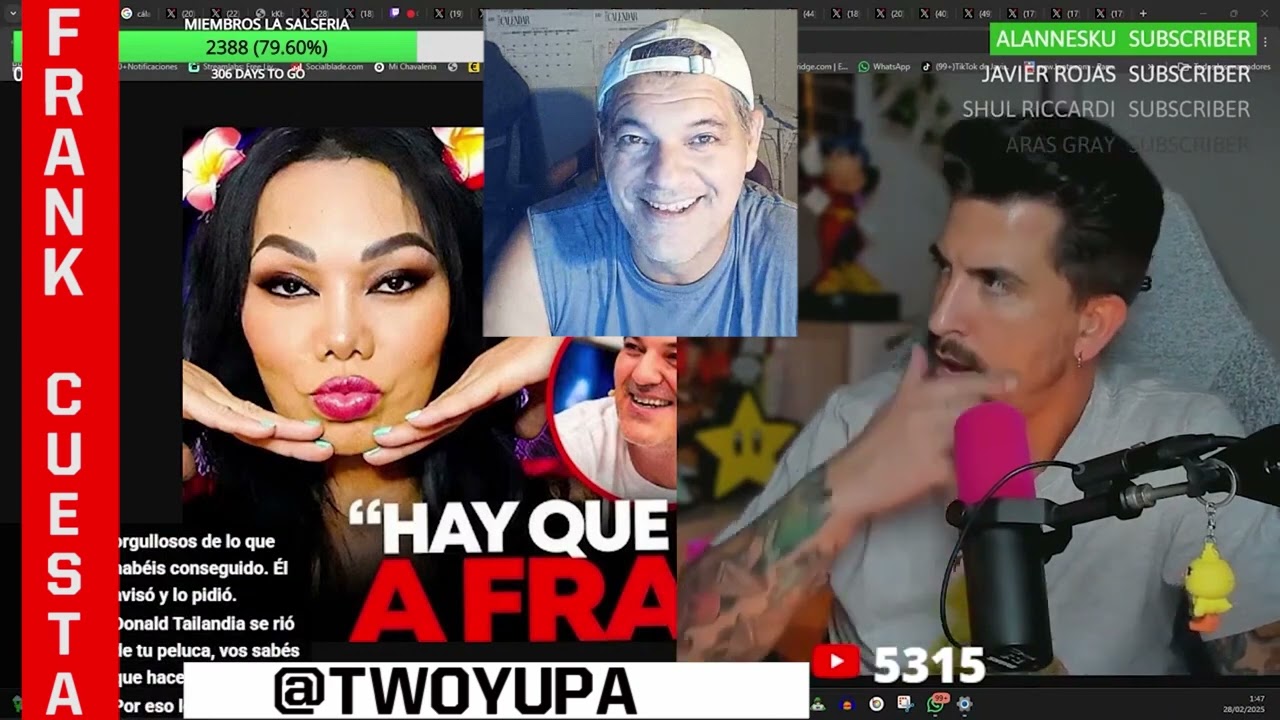 ⭕  FRANK CUESTA ❤️ Mi APOYO TOTAL A FRANK y sus 🦘🦜