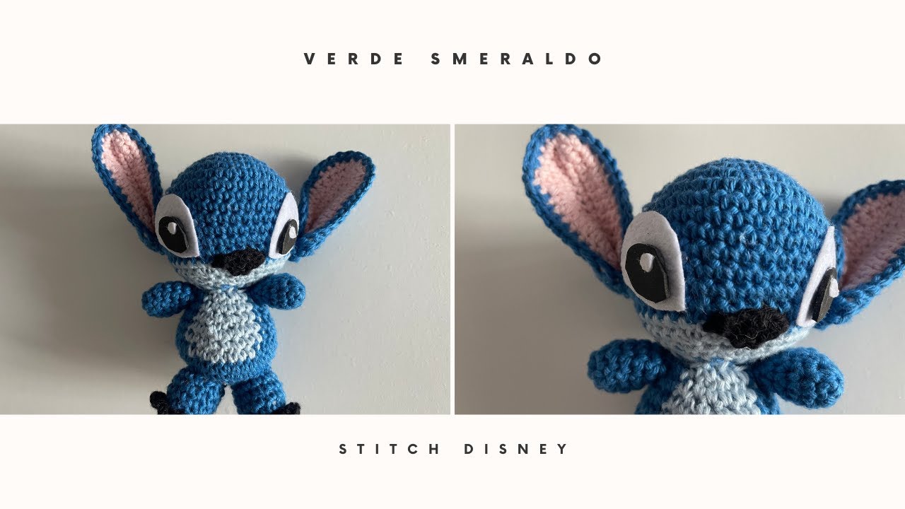 TUTORIAL STITCH DELLA DISNEY☘️ || Come fare Stitch all'uncinetto