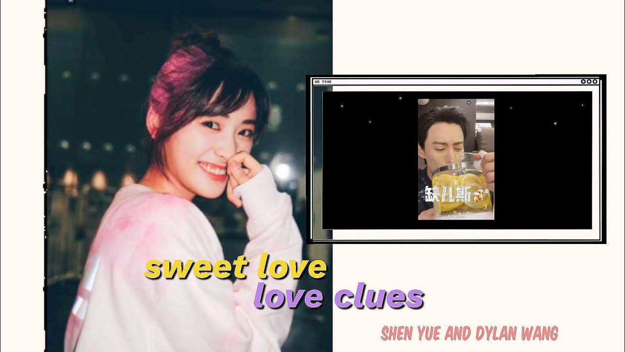 sweet love clues 🧩 dylan wang and shen yue giving hints to their dyshen fans 💛💜 | curious nica