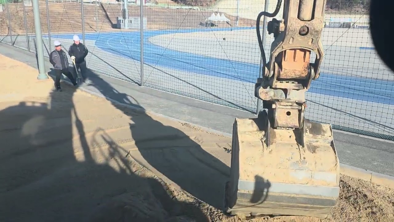 06w 모래포설 작업  06w sand laying work 