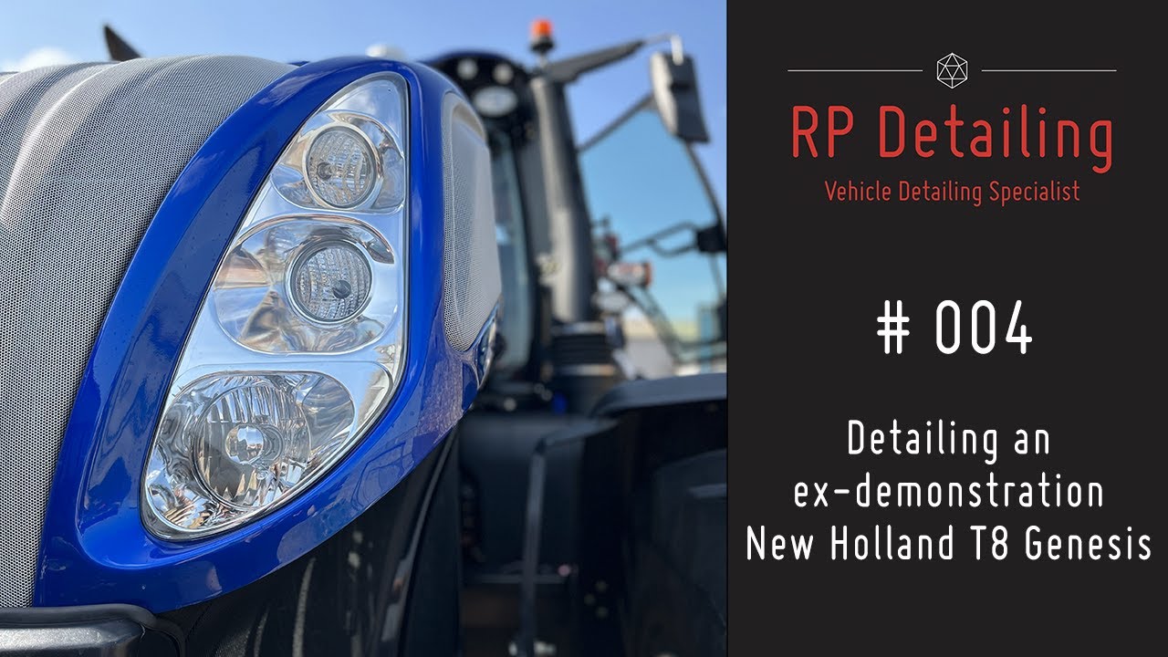 New Holland T8 Genesis deep clean and detail. 004