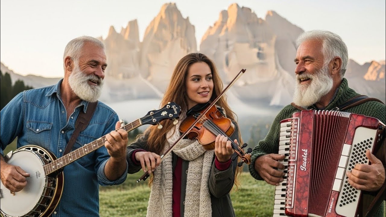 Banjo, Accordion & Fiddle | Heartwarming Folk Journey Instrumental Musik