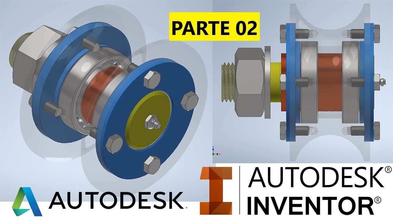 Rueda de Carro (Ensamble) - Parte 2/2 - Autodesk Inventor 2020 - Tutorial (Español)