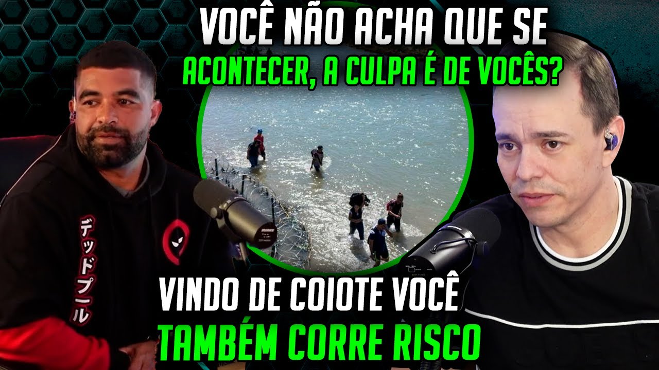 O problema de fazer a travessia sozinho #brasileiros #eua #cortespodcast #usa #estadosunidos