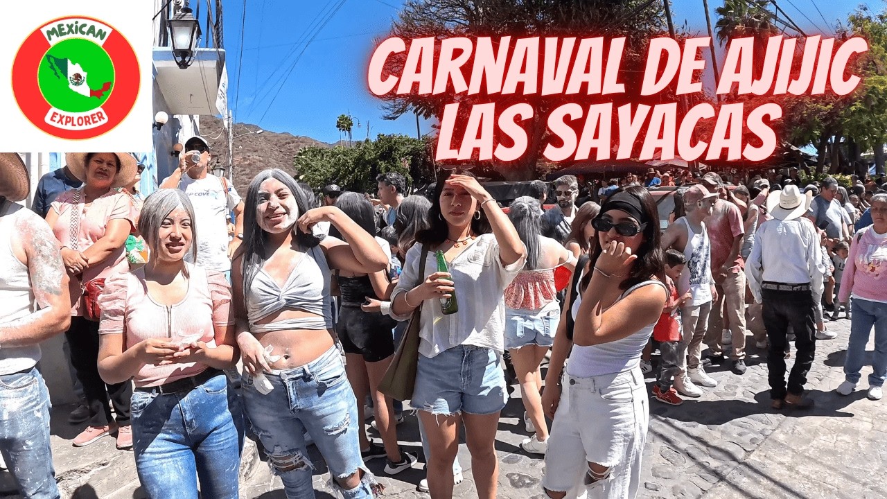 Carnaval de Ajijic   Las Sayacas 4K Walking Tour