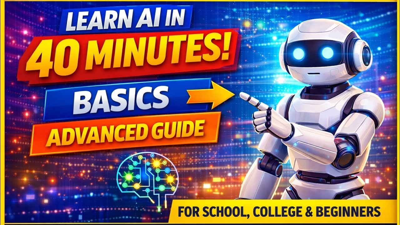 Artificial Intelligence Explained Simply – Full Beginner Guide! In Telugu @Aruntruly in 40min
