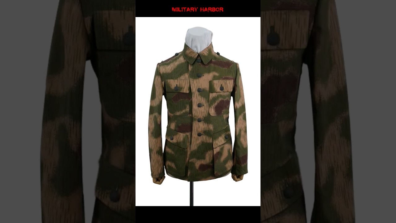 WWII German Heer Marsh Sumpfsmuster 44 Camo M43 field tunic