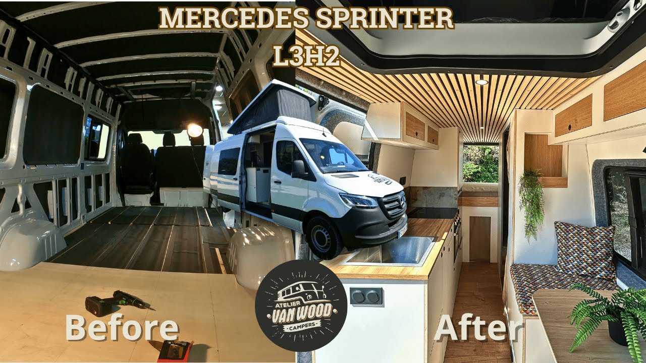 TIMELAPSE DE L'AMENAGEMENT D’UN SPRINTER L3H2 / VAN CONVERSION XXL🚐