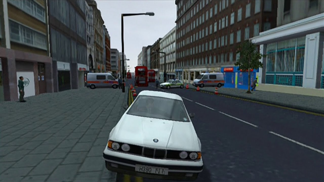 The Getaway Driving the BMW 5er + Sawn-off Shotgun on real PS2 Hardware HQ