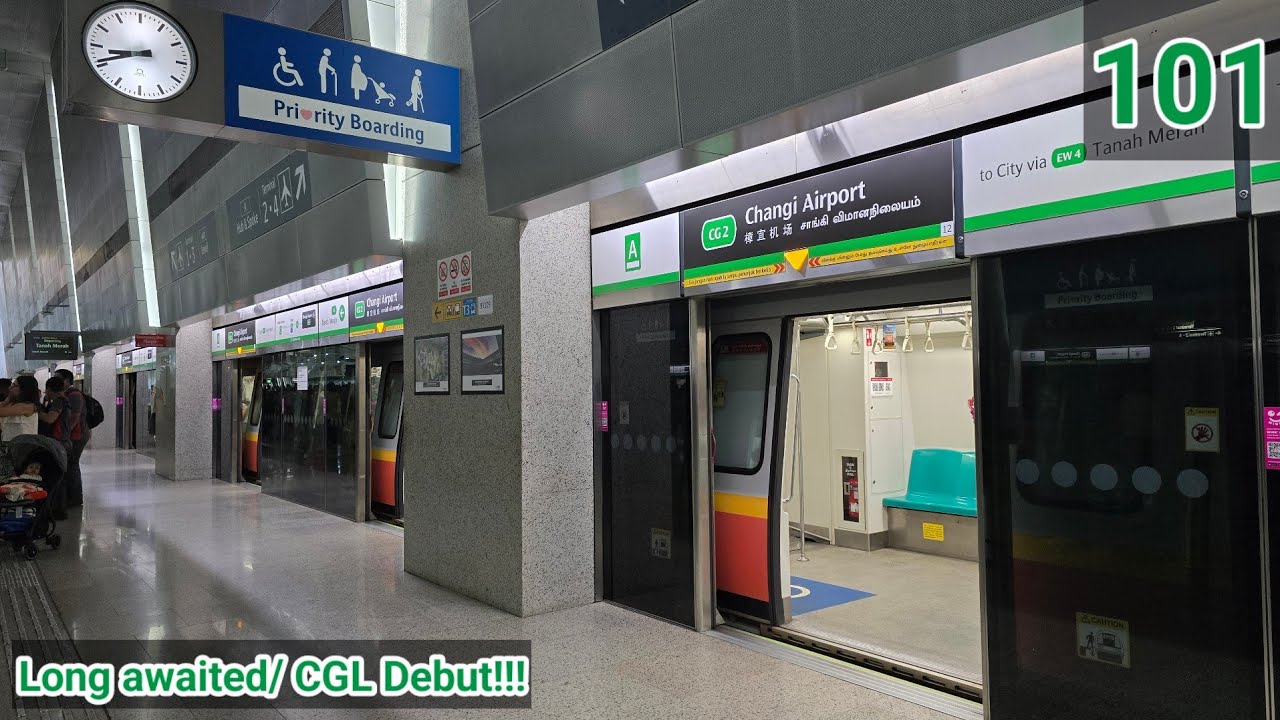 [Long-awaited/CGL DEBUT!!!] SMRT TRAINS Ride On the CGL Towards Tanah Merah — C151B 627/628
