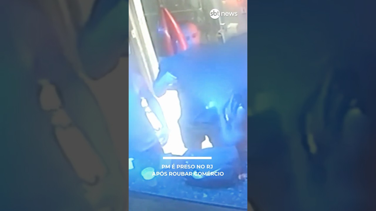 Cabo da PM &eacute; preso por assaltar com&eacute;rcio no Rio de Janeiro | #SBTManh&atilde;