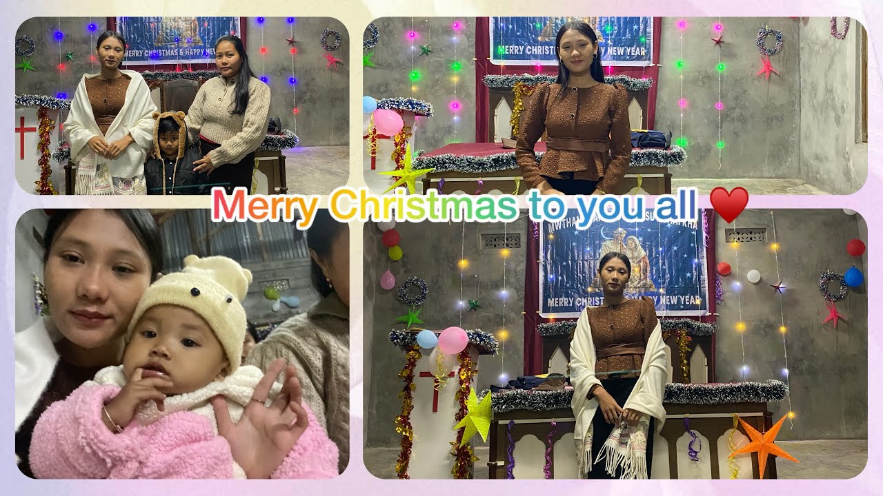 Part - 2 Merry Christmas to everyone ♥️ ll Christmas vlog 2025 ll Tripura Presbyterian church ll 