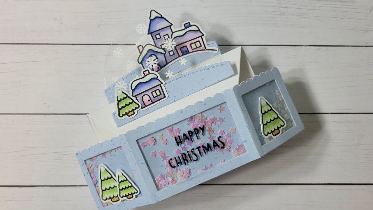 Winter Village Shaker Pop-up Platform//Lawn Fawn