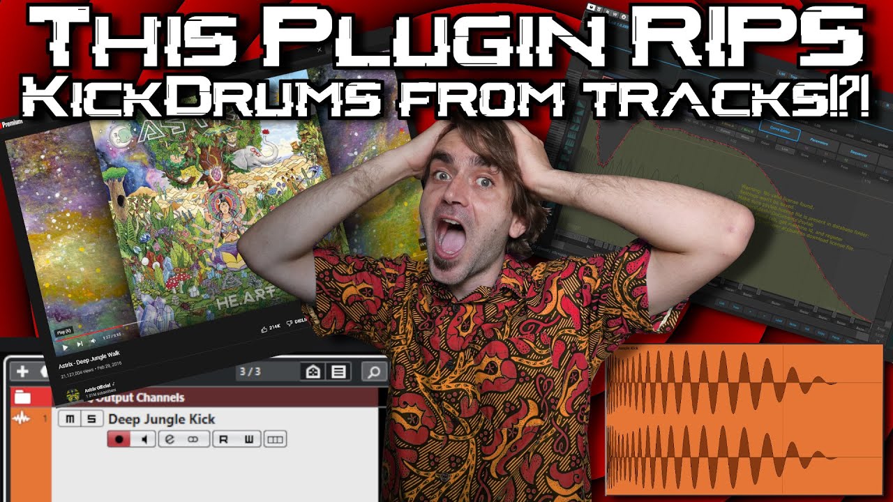 RIP KICKDRUMS From Literally Any Track And Re-Synthesize Them Clean