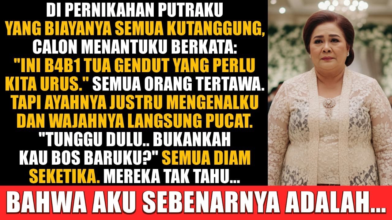 Menantuku Menghinaku “B4bi Tua Gendut” Di Pesta Pernikahan—Tapi Ayahnya Tahu Bahwa Akulah Bosnya...
