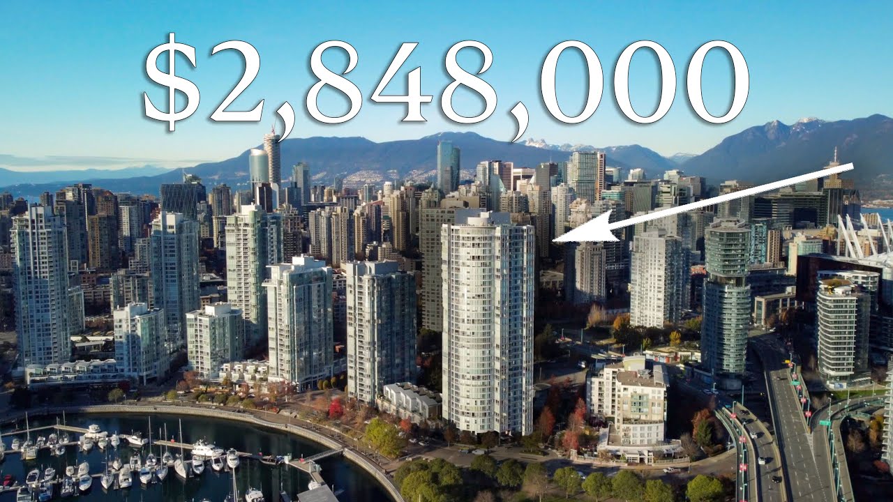 Inside a $2,848,000 PENTHOUSE in Marinaside | Vancouver Real Estate Tours