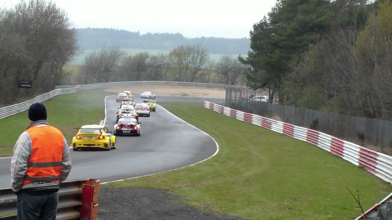 VLN 14. 4. 2012 Highspeed-Dreher am Schwedenkreuz