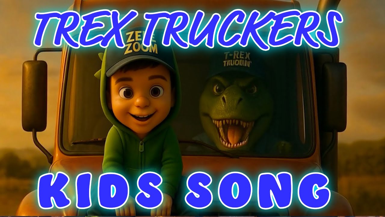 🚛🦖 T-Rex Truckers: Dino Delivery at Full Throttle! Brain Breaks for Kids | Fun Kids Songs!