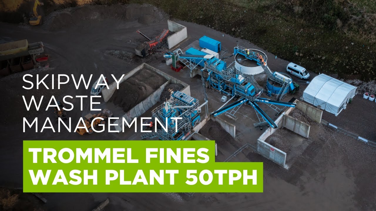 Skipway Waste Management 50tph Trommel Fines Wash Plant - CDE Projects