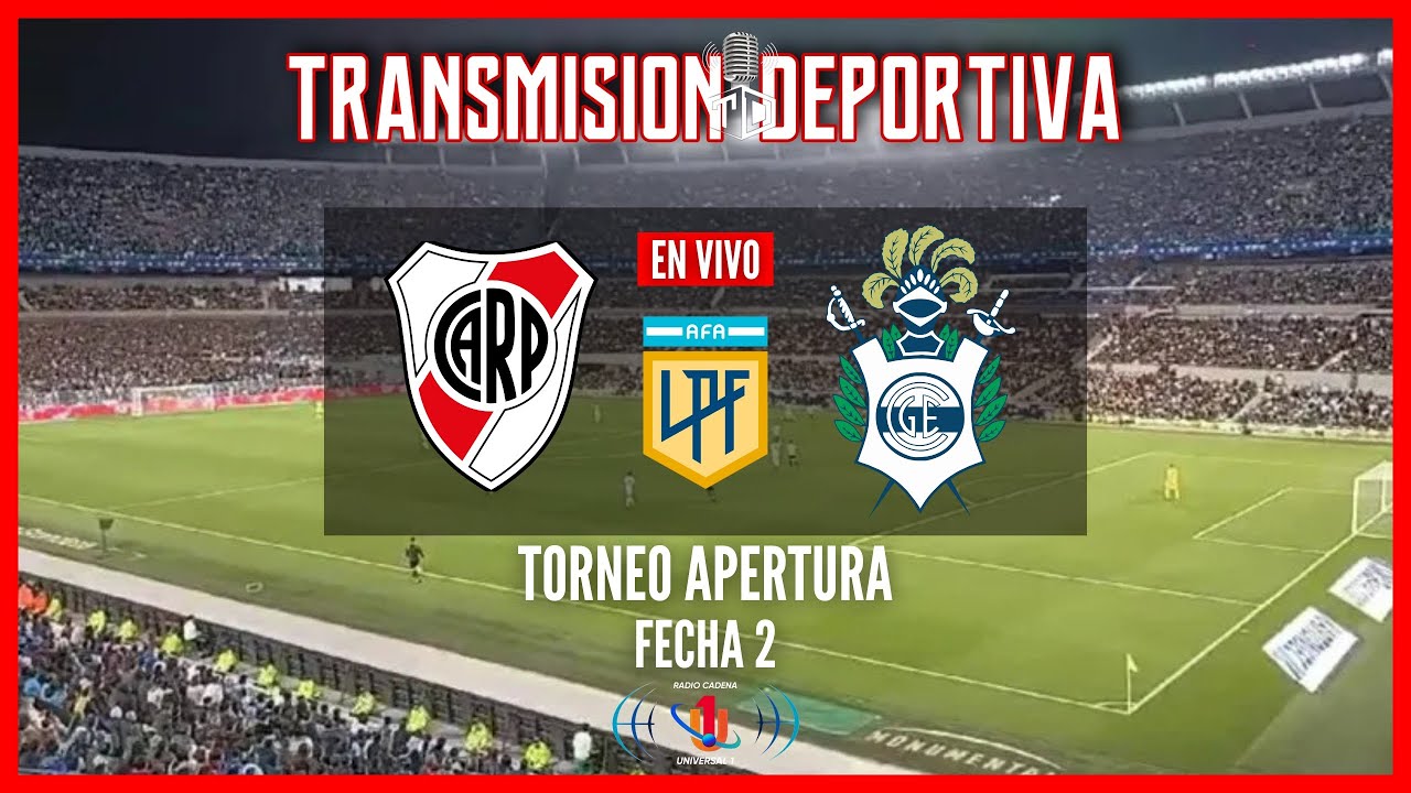 RIVER vs GIMNASIA ⚽️ EN VIVO 🔴 TORNEO APERTURA 2025 #river #riverplate #GIMNASIA #futbol #apertura
