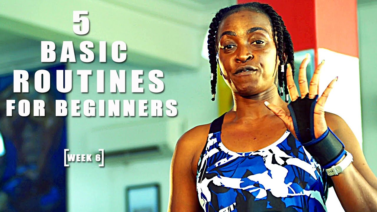 WEEK 6 | FIVE BASIC ROUTINES FOR BEGINNERS | Keep fit with Kate Henshaw