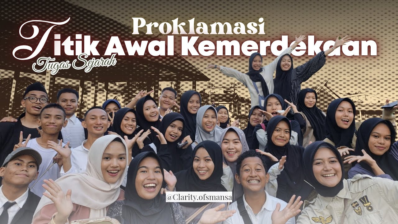 PROKLAMASI: TITIK AWAL KEMERDEKAAN🇮🇩|| Tugas sejarah 