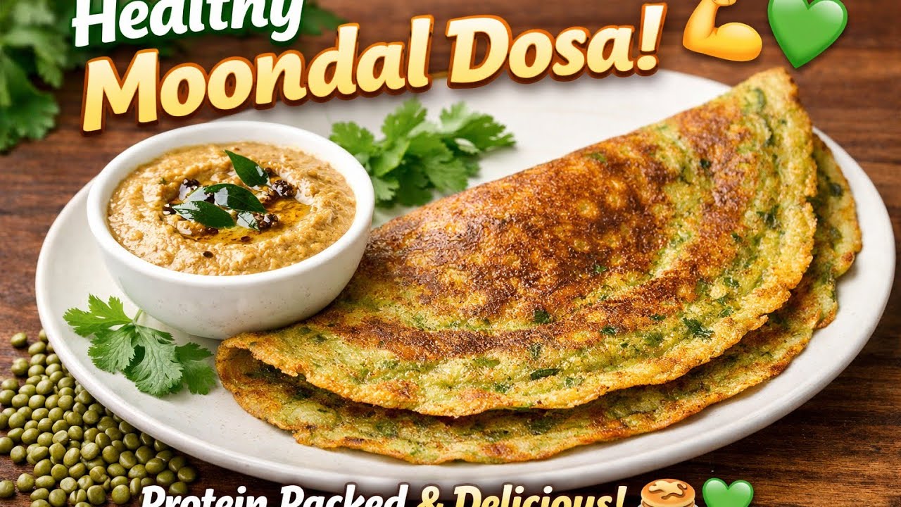 🇮🇳 Tricolor Healthy Moongdal Breakfast | Protein Rich & Oil Free l Made with Desi Ghee😋