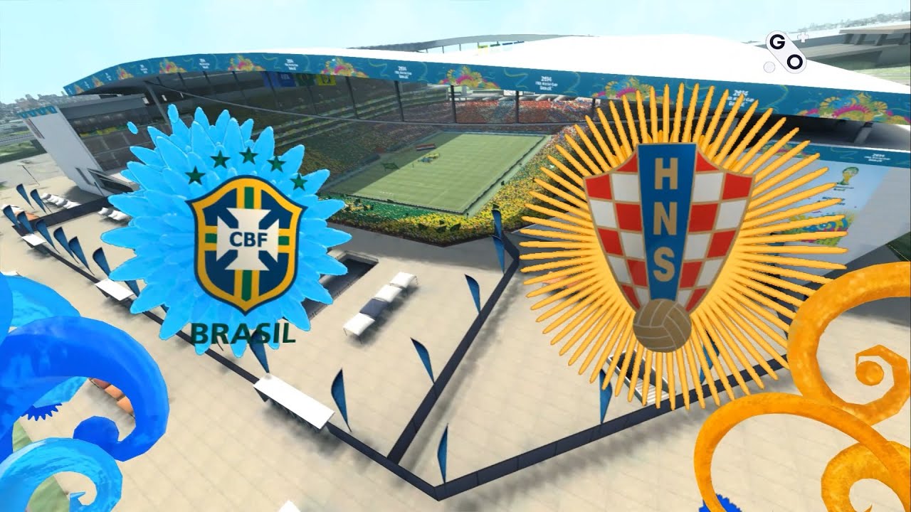 FIFA 14 | Brazil vs Croatia - WORLD CUP Brazil 2014 - MATCH 1 - Gameplay