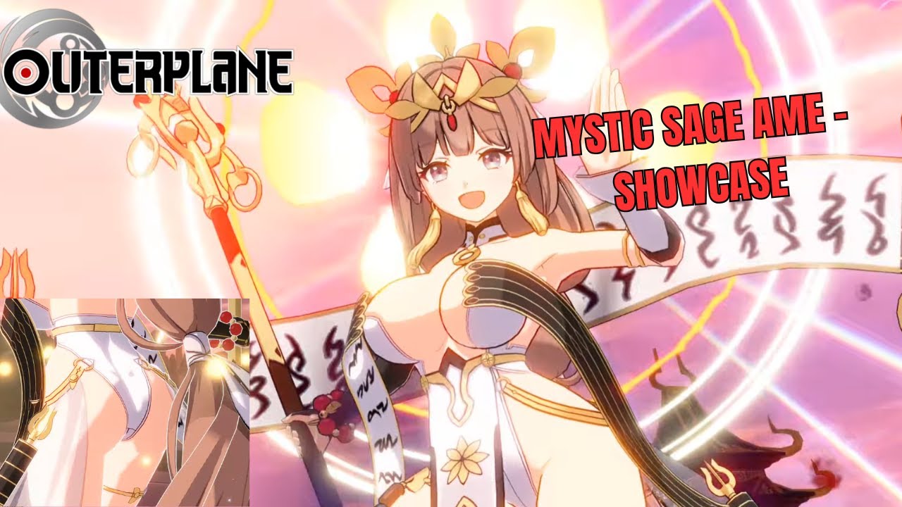 Mystic Sage Ame - Outerplane Character Spotlight | Intro, Animations & Skill Showcase