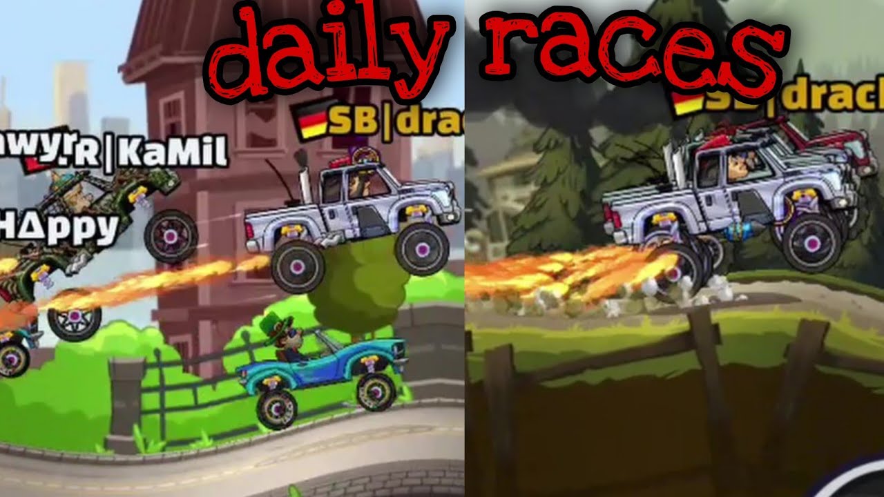 DAILY RACES Bills Landing and Rubberist - Hill Climb Racing 2