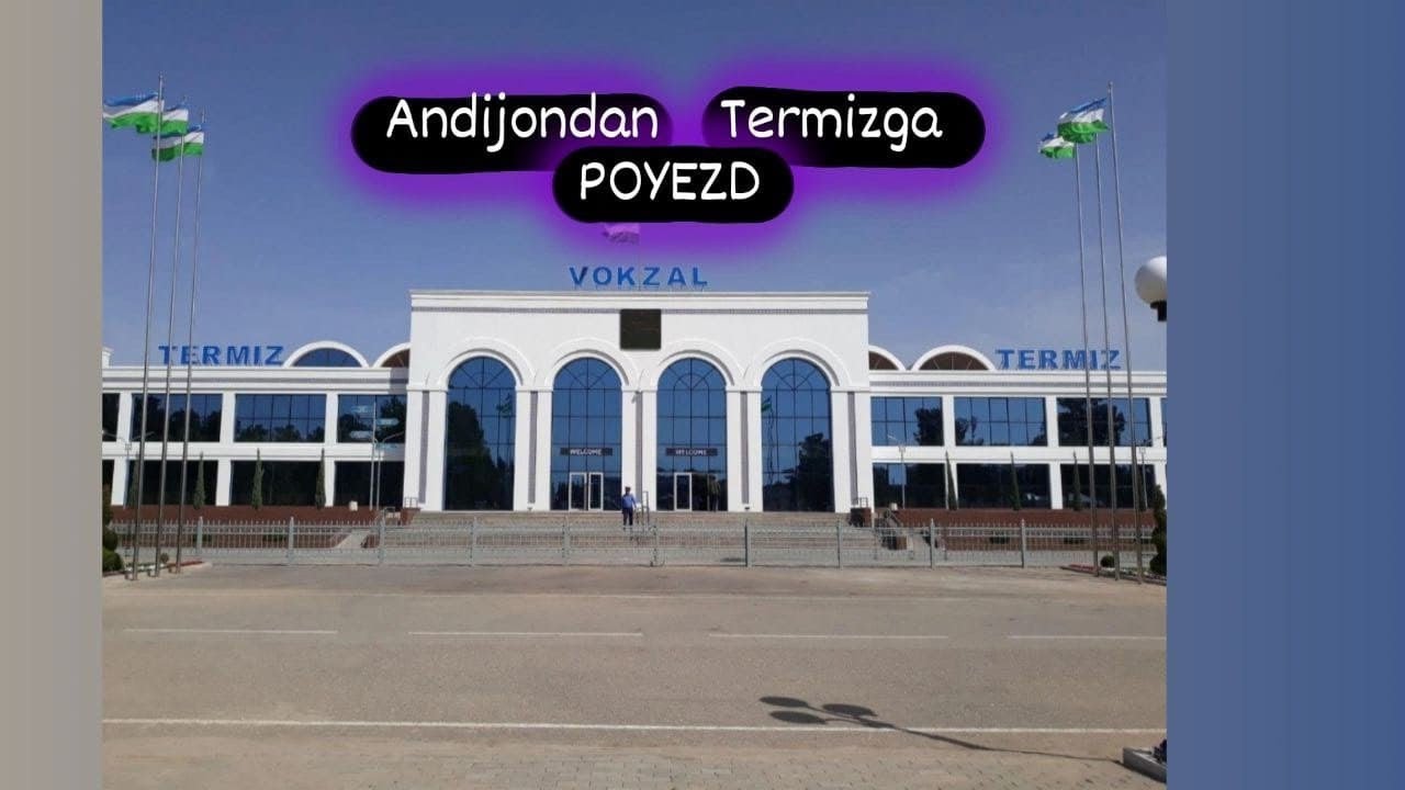 Poyezdlar jadvali Termizgacha. Расписание поездов до станции Термез.