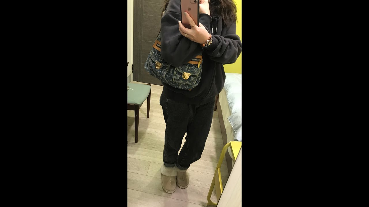 Louis Vuitton New Vintage Bag Reveal--Denim Baggy pm & Strap Makeover
