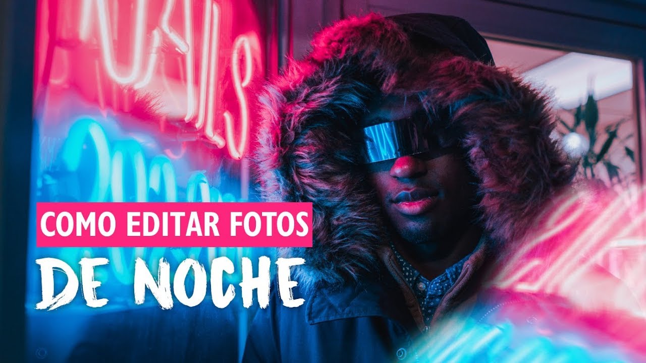 COMO EDITAR FOTOS NOCTURNAS/DE NOCHE en Photoshop | Efecto Pink and blue en Photoshop
