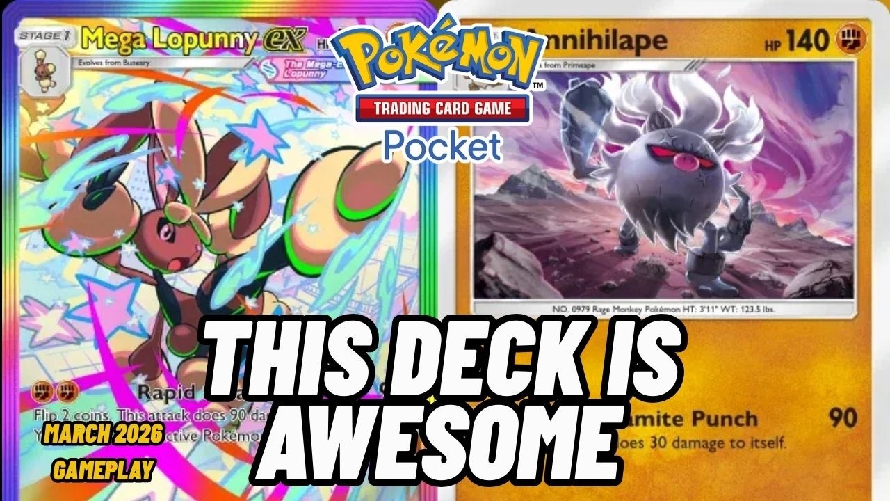 Fist of Fury! MEGA LOPUNNY ex & ANNIHILAPE Obliterate the Meta! | Pokemon TCG Pocket