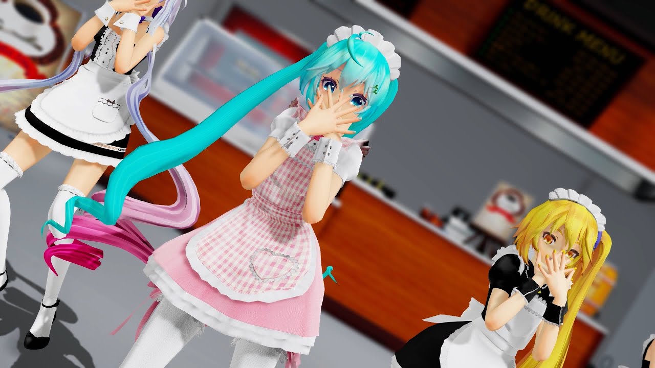 【MMD】Booo! (メイド Version)  [2019.10.09]