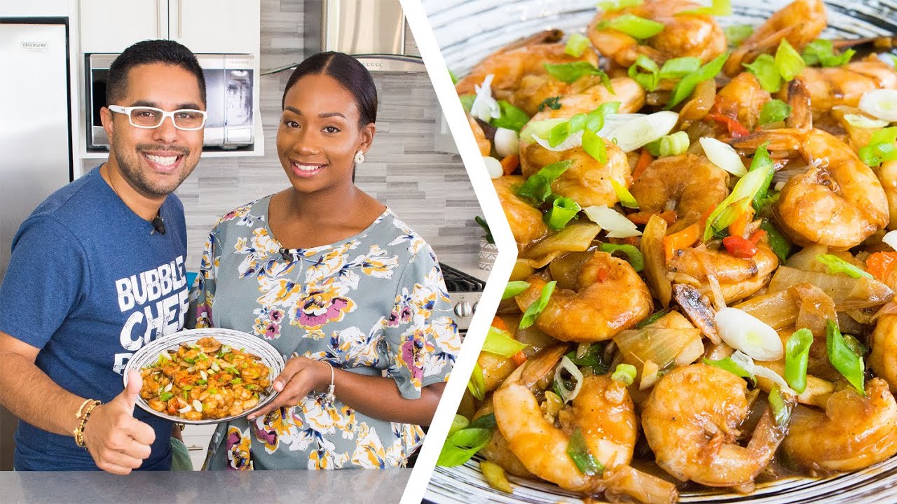 How To Make Trini Pepper Shrimp | Foodie Nation