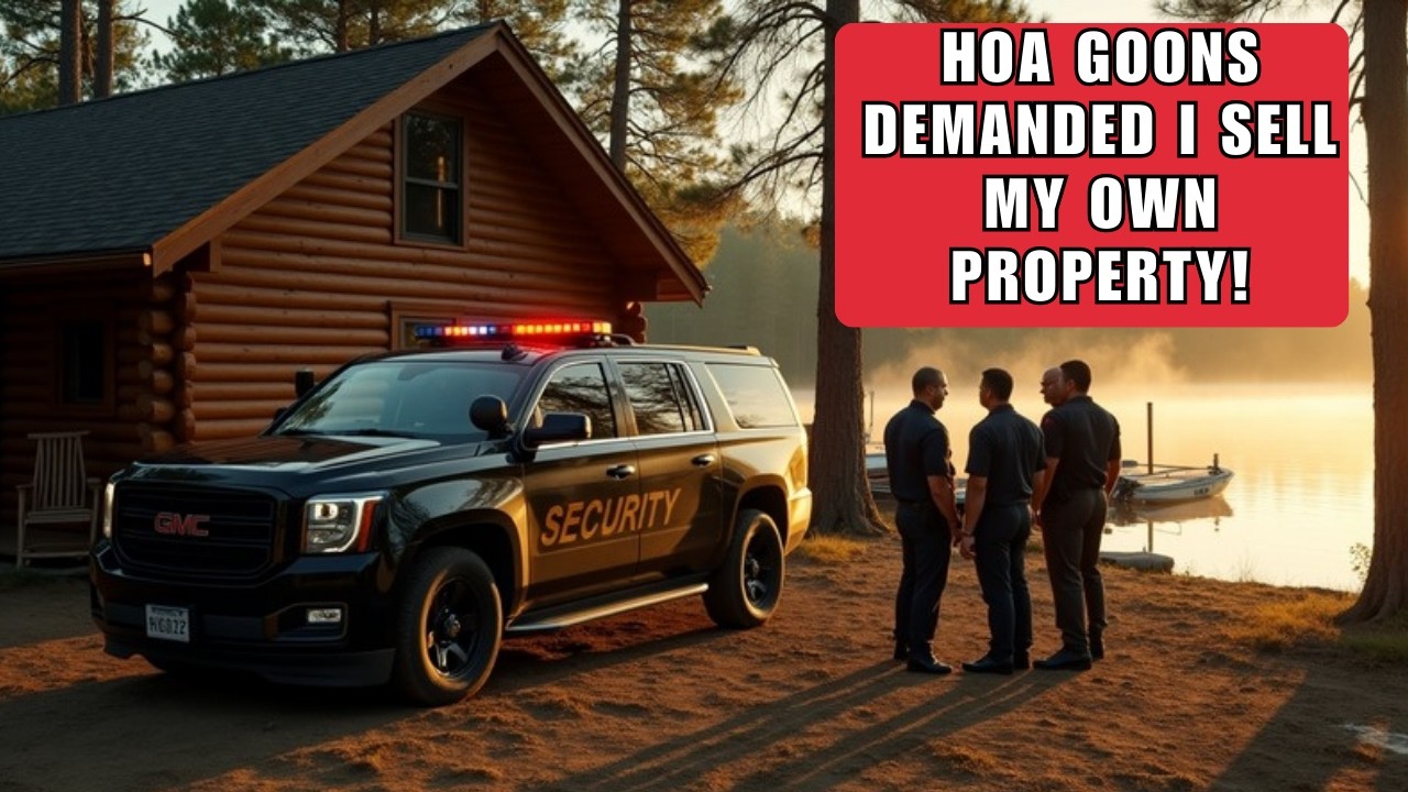 My HOA Tried to Force Me to Sell My Private Lake House — Sending “Reps” Was Their Biggest Mistake Ye